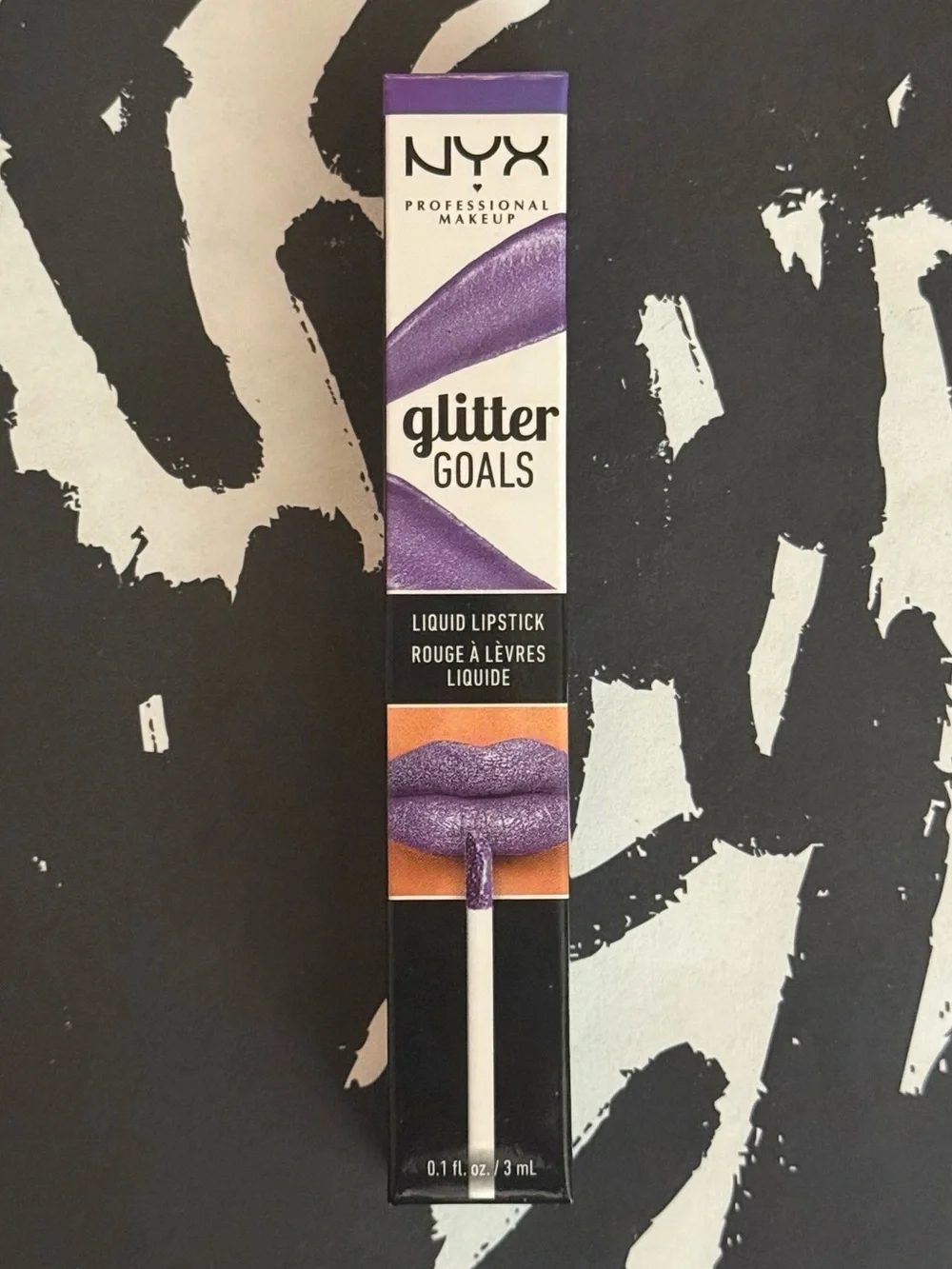NYX Professional Makeup Glitter Goals Liquid Lipstick in Amethyst Vibes 3 ml
